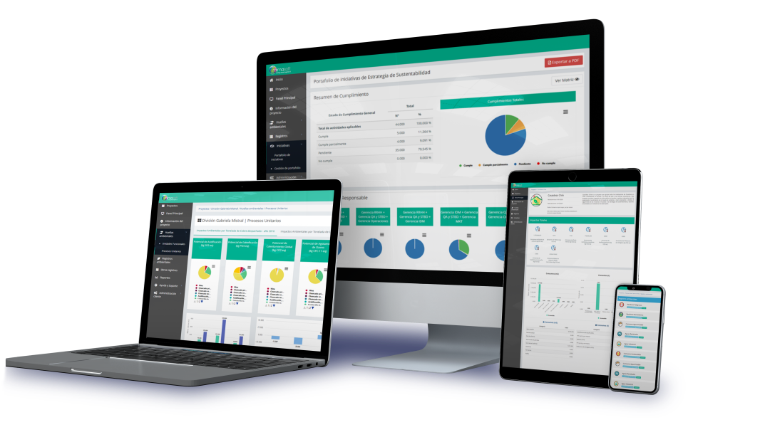 MIMasoft-product MIMasoft - Gestiona toda la información de Sostenibilidad en una sola herramienta.